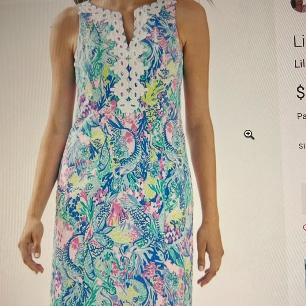 Lilly Pulitzer nwt gabby shift midi mermaids cove